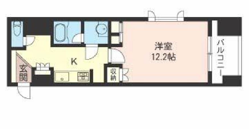 エスティメゾン銀座　501号室　間取り