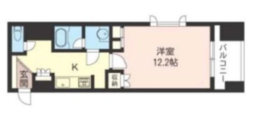 エスティメゾン銀座　201号室　間取り