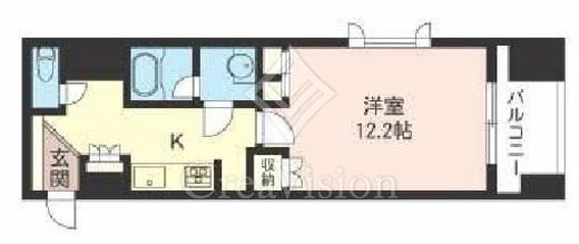 エスティメゾン銀座　401号室　間取り