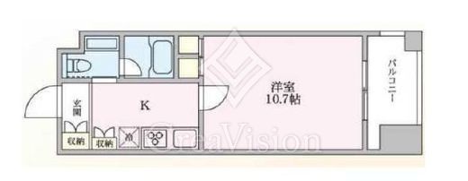 エスティメゾン銀座　505号室　間取り