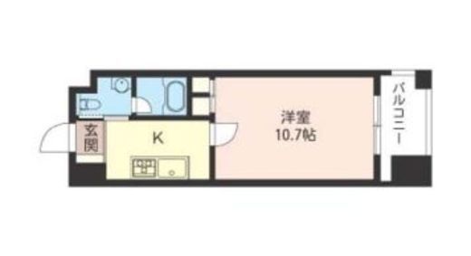 エスティメゾン銀座　603号室　間取り