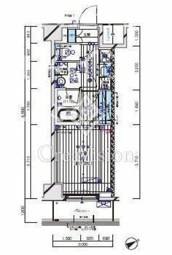 メインステージ水天宮前　207号室　間取り