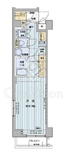 メインステージ浅草橋駅前　805号室　間取り