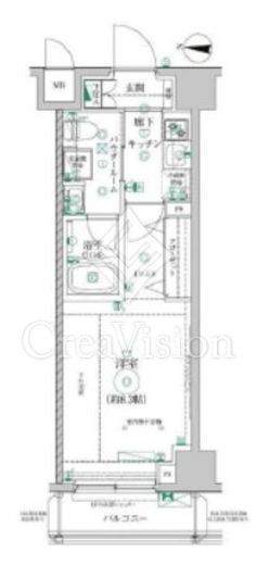 レアライズ清澄白河（REALIZE清澄白河）　705号室　間取り