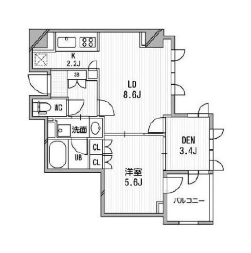 アーデン木場　504号室　間取り