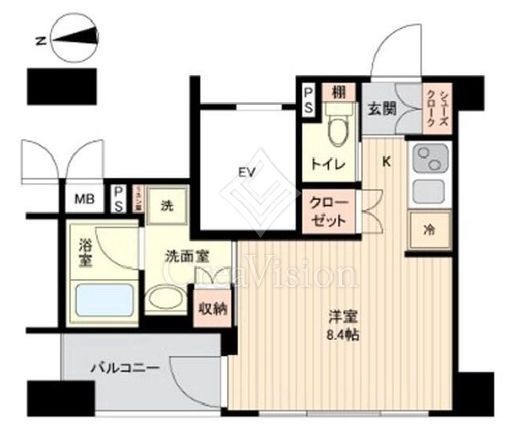 レガスタ浅草　1003号室　間取り