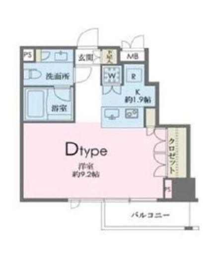 ドゥーエ南麻布　304号室　間取り