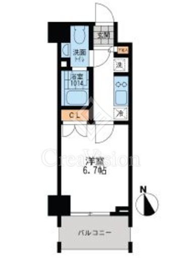 ＣＡＳＳＩＡ押上　609号室　間取り