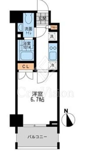 ＣＡＳＳＩＡ押上　507号室　間取り