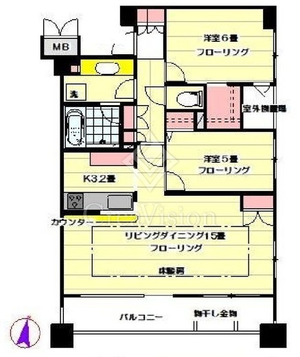 ゼファー目白ビアージュ　402号室　間取り