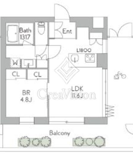 GranDuo三軒茶屋12　402号室　間取り