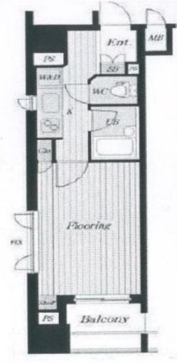ファミール銀座イースト　307号室　間取り
