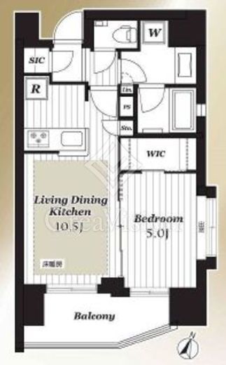 グローベルザ・ステーション水道橋　903号室　間取り