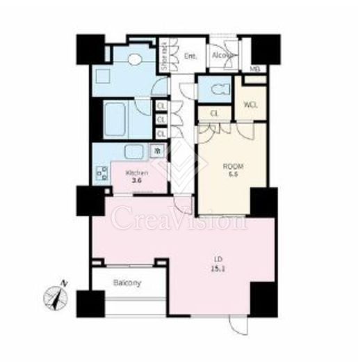 グランドメゾン九段南　803号室　間取り