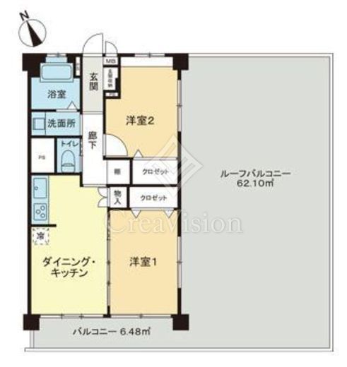 井草サマリヤマンション　906号室　間取り