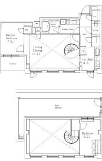 ＭＦＰＲ目黒タワー　106号室　間取り