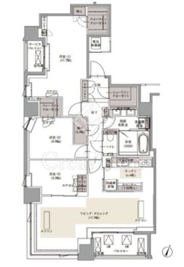 ブランズ四番町　304号室　間取り