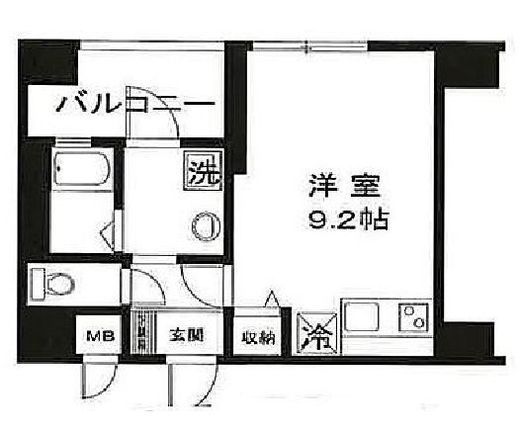 マストライフ目黒南　211号室　間取り