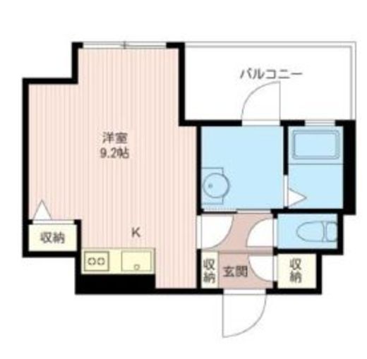 マストライフ目黒南　905号室　間取り