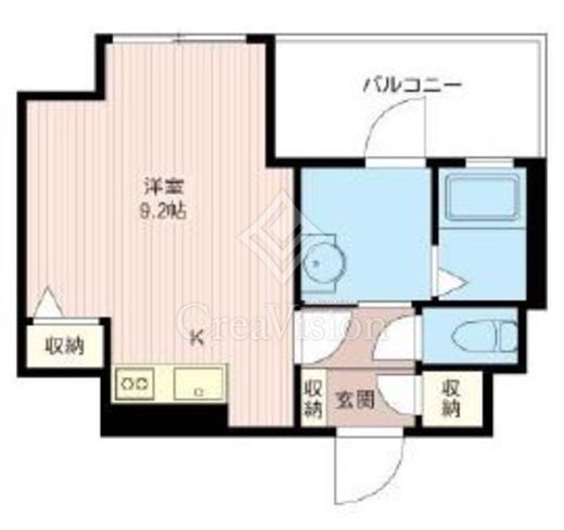 マストライフ目黒南　609号室　間取り
