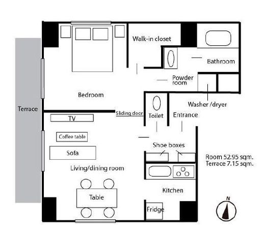 ステージファースト水道橋　1002号室　間取り