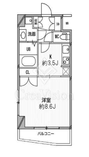 スペーシア高円寺Ⅰ　501号室　間取り