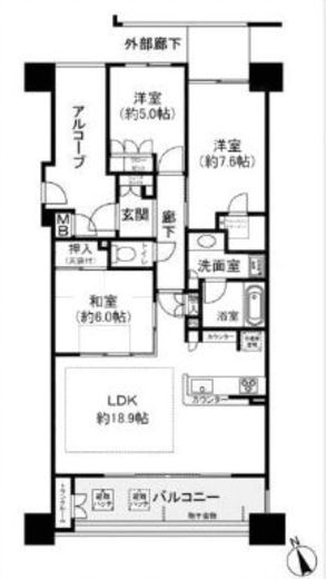 ニューライズシティ東京ベイハイライズ　314号室　間取り