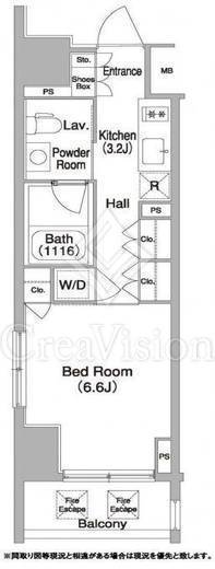 コンフォリア門前仲町　812号室　間取り