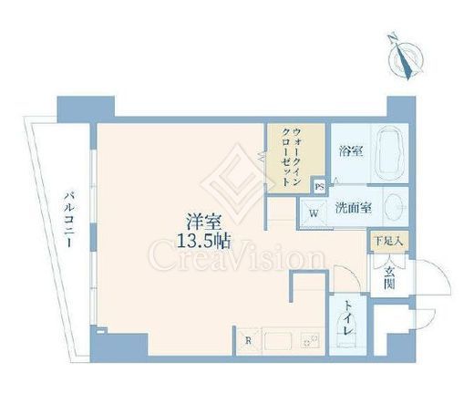 ダイナシティ三田　2F5号室　間取り