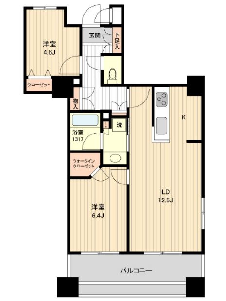 HF銀座レジデンスEAST　804号室　間取り