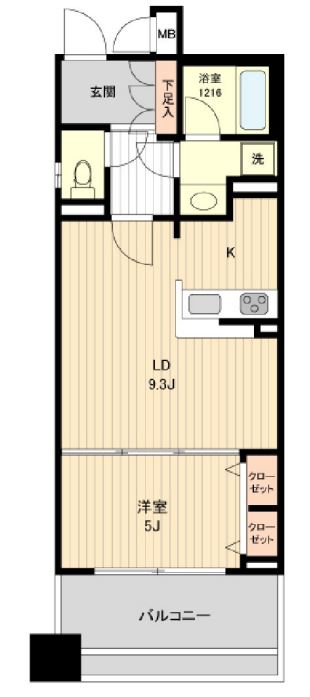 HF銀座レジデンスEAST　907号室　間取り