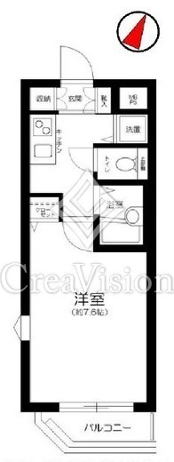 ヴェルト柿の木坂　703号室　間取り