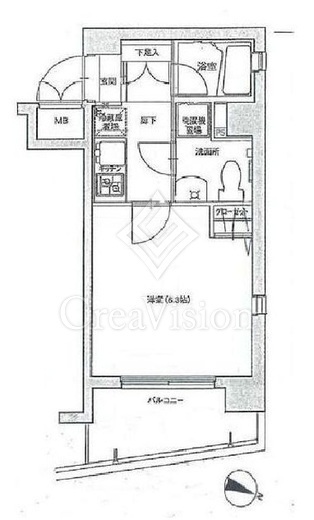 エクセリア大崎　301号室　間取り