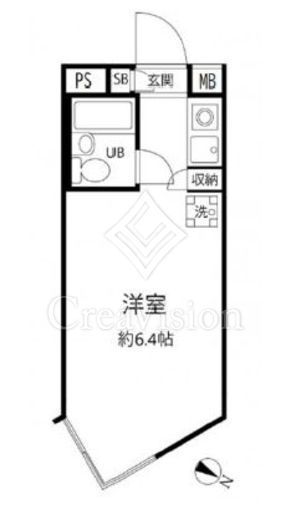 エスポワール中目黒　103号室　間取り
