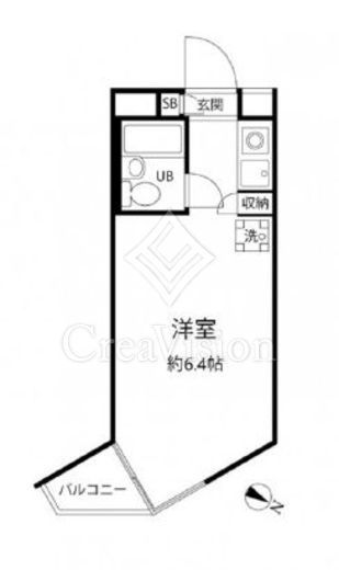 エスポワール中目黒　214号室　間取り