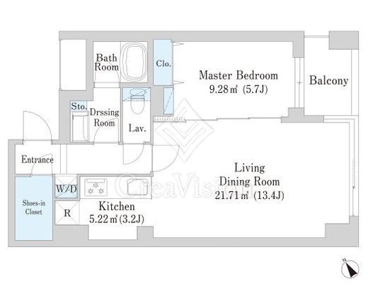 代官山ハイツ　101号室　間取り