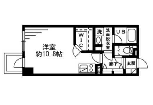 レジディア六本木檜町公園　316号室　間取り
