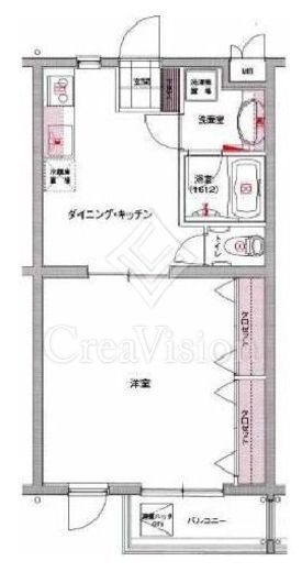 グラントレゾール明大前　104号室　間取り
