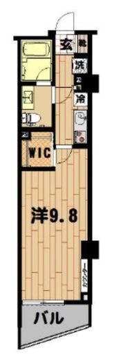 グレイスコート目黒　612号室　間取り