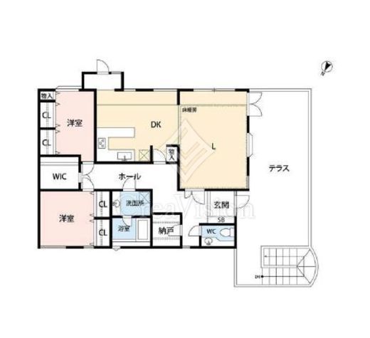 クレアシオン目黒　201号室　間取り