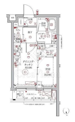 クレイシア・ヴァースクレイシアIDZ中馬込　209号室　間取り
