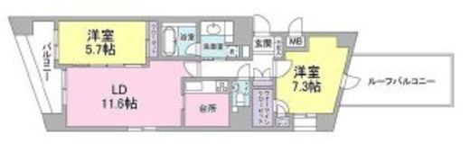 THEパームス代々木上原コスモテラス　203号室　間取り