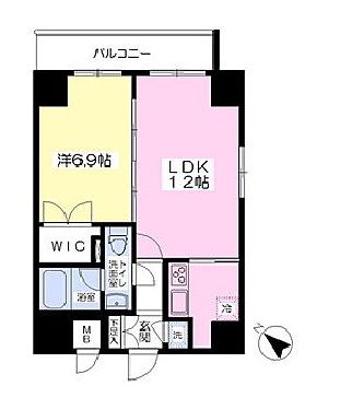 フォレシティ小伝馬町　701号室　間取り