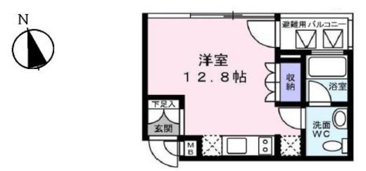 アリス・マナーガーデン銀座ウォーク　202号室　間取り