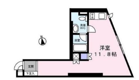 アリス・マナーガーデン銀座ウォーク　203号室　間取り