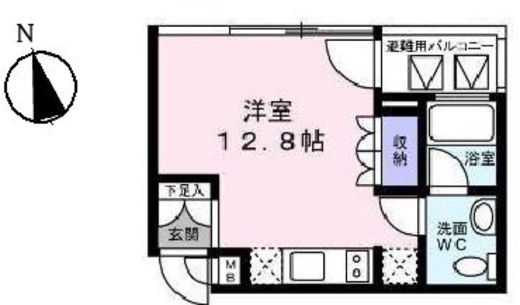 アリス・マナーガーデン銀座ウォーク　702号室　間取り