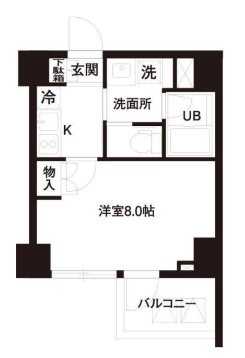 レジディア白金高輪　704号室　間取り