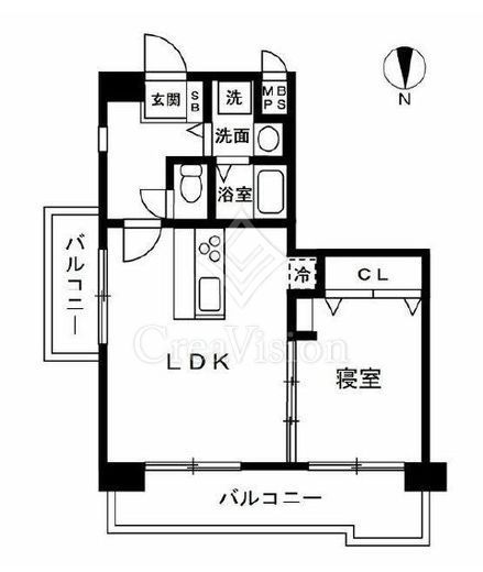 サンコート大森　301号室　間取り