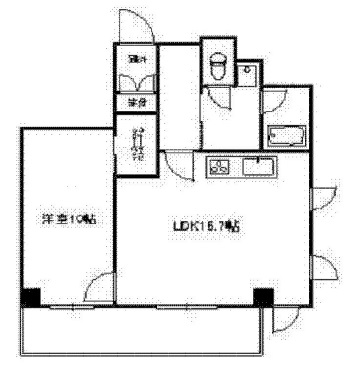 LaSante麹町 (ラサンテ麹町)　902号室　間取り
