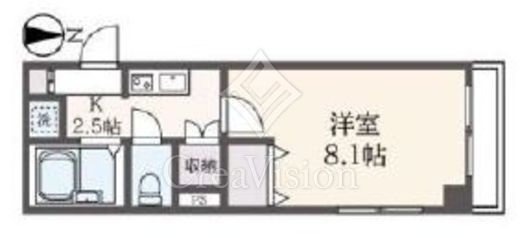 ジョイシティ目黒　902号室　間取り